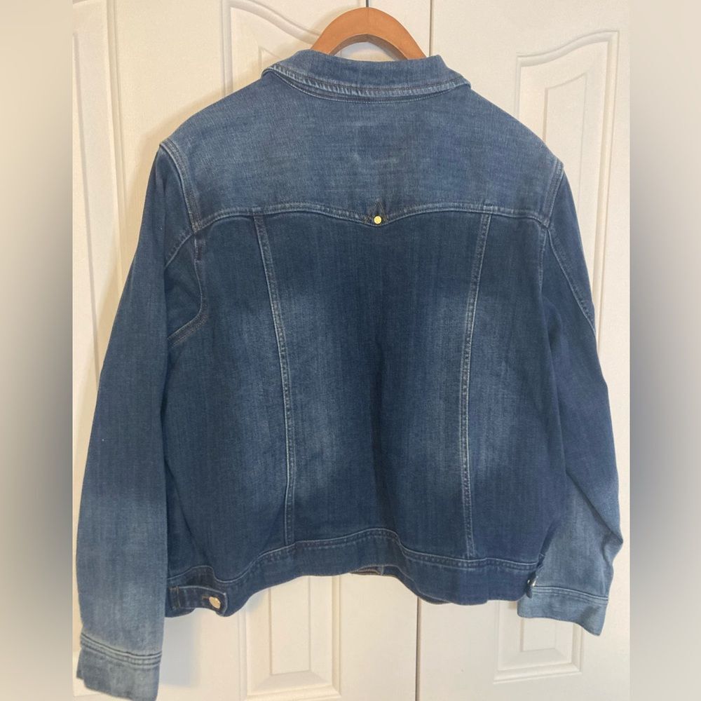 Liverpool Denim Jean jacket Plus Size 3X - Picture 3 of 9